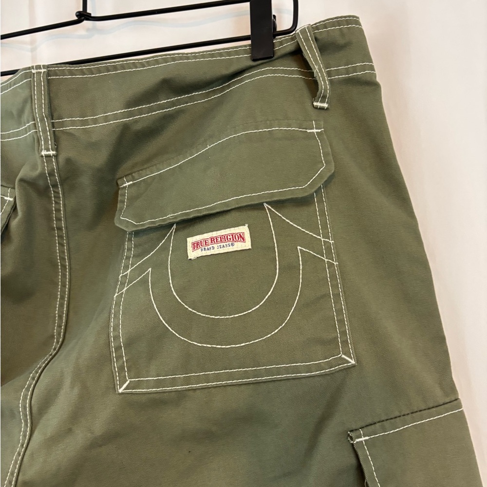 NWT True Religion Men's sz36 Kalamata Green Cargo Pants… - Picture 9 of 10